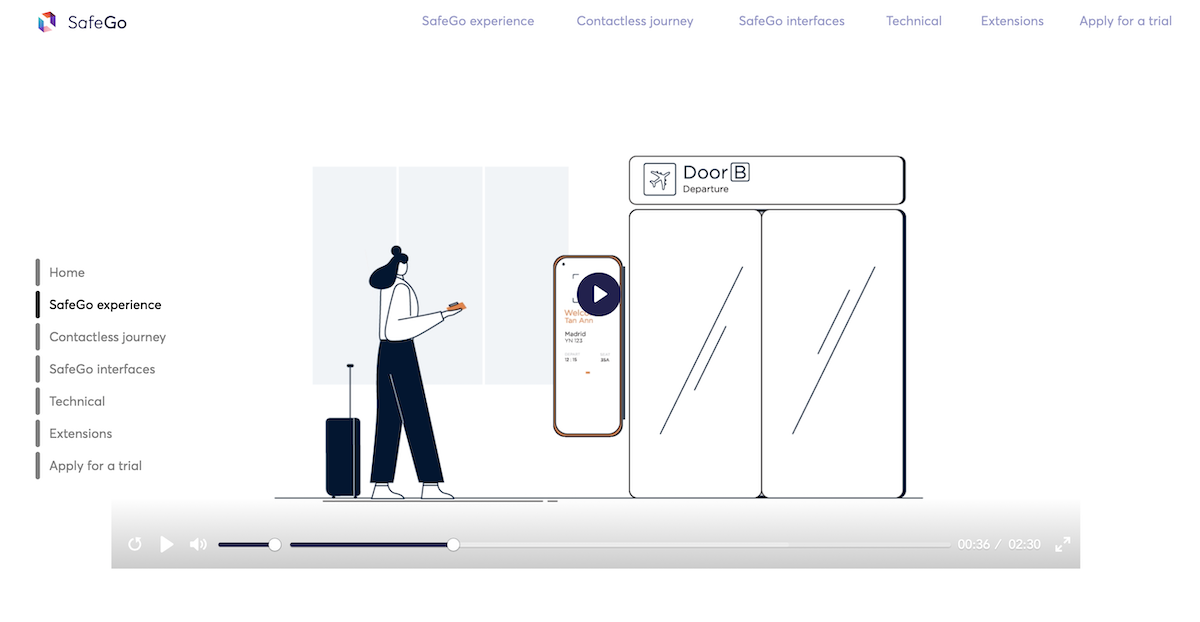 La plateforme SafeGo de Neoma permet aux passagers de voyager sans contact et en toute transparence.